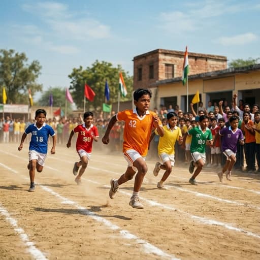 Sports Day: A Sports and Fitness Program promoting physical fitness among children. 750+ children participated in chess, running, suryanamaskar, long jump, a…