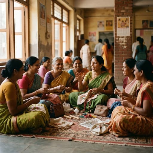 Jagruti Mahila Mandal: Empowering women, strengthening families. Program location Dahisar (West), Mumbai. Photo — Manavta Jagrut Trust.