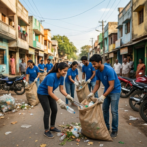 Plastic Hatao Jeevan Bachavo: Under the Plastic Free India campaign, an awareness and cleanliness drive was conducted on World Environment Day with 250+ citi…