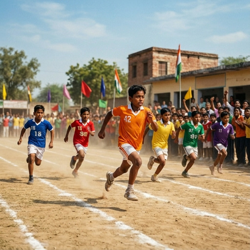 Sports Day: A Sports and Fitness Program promoting physical fitness among children. 750+ children participated in chess, running, suryanamaskar, long jump, a…